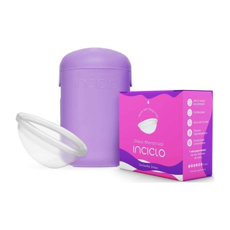 Disco Menstrual Inciclo Tamanho Único + Cápsula Esterilizadora - Imagem 1