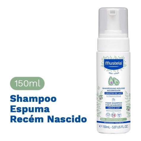 Shampoo Mustela Mousse Recém Nascido 150ml - Imagem 2
