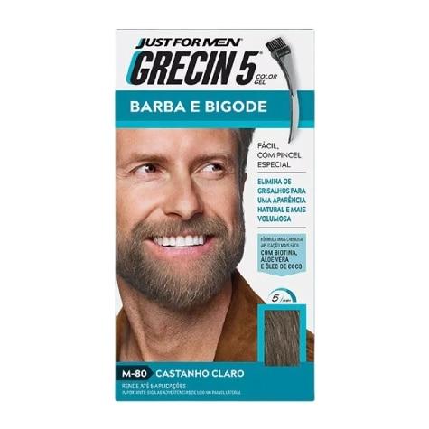 Tonalizante Grecin 5 Barba e Bigode Castanho Claro 1 Unidade - Imagem 1