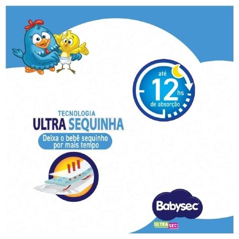 Fralda Babysec Galinha Pintadinha Ultrasec XXG Jumbinho 12 Unidades - Imagem 4