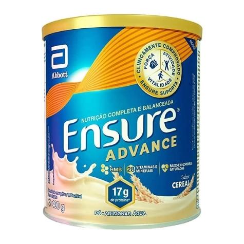 Suplemento Alimentar Ensure Advance Sabor Cereal 400g - Imagem 1
