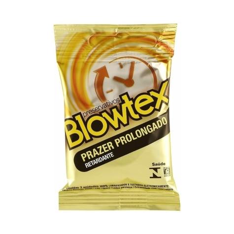 Preservativo Blowtex Prazer Prolongado Efeito Retardante 3 Unidades - Imagem 1