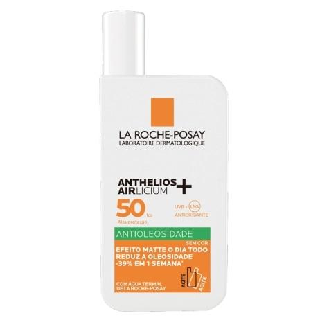Protetor Solar Facial La Roche-Posay Anthelios Airlicium Antioleosidade FPS50 Incolor 40ml - Imagem 1