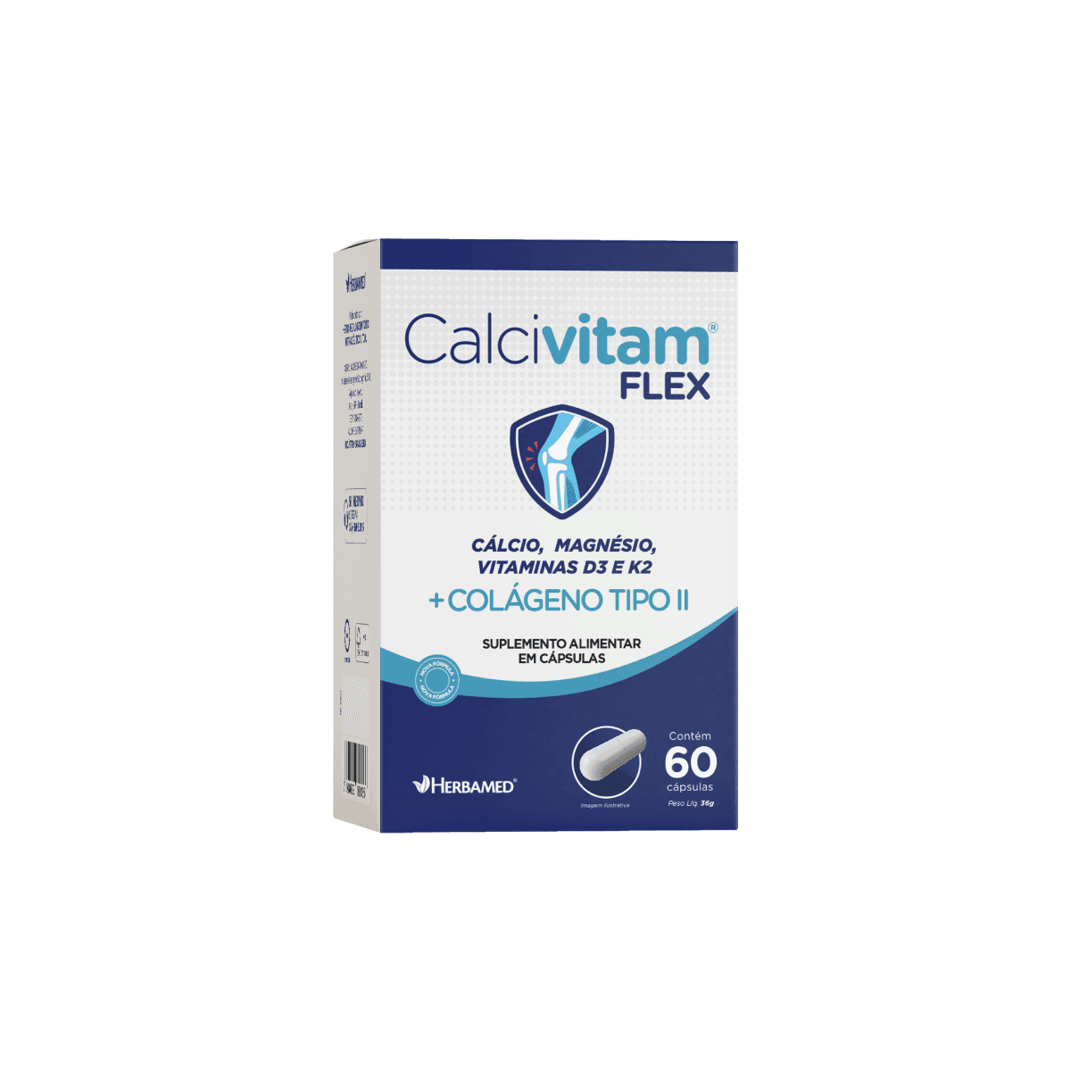 Calcivitam Flex 750mg 60 Cápsulas