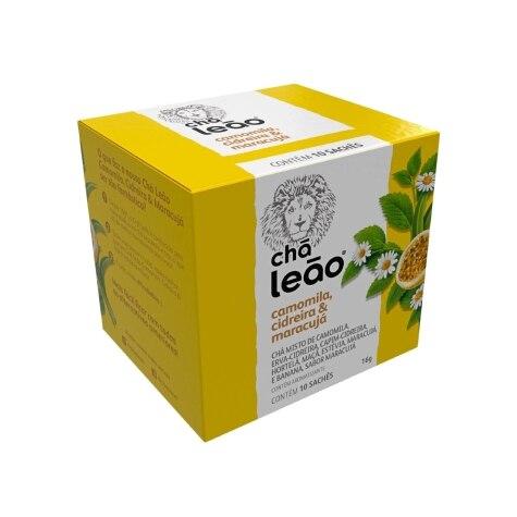 Chá Leão Sabor Camomila, Cidreira e Maracujá 10 Sachês 1,6g - Imagem 2