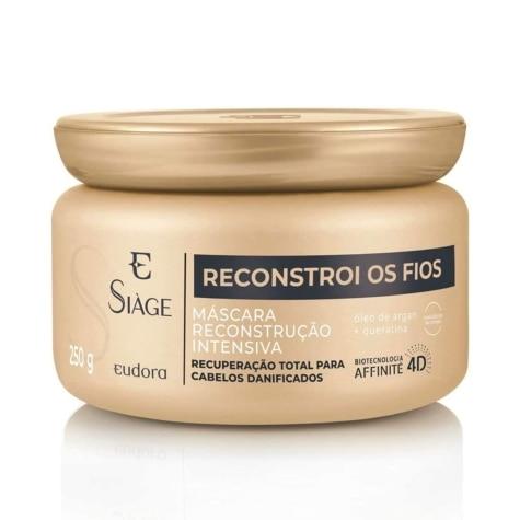Máscara de Tratamento Eudora Siàge Reconstrói os Fios 250g - Imagem 1