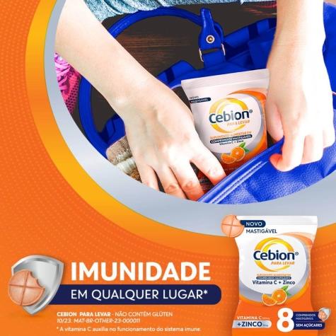 Cebion para Levar 8 Comprimidos Mastigáveis - Imagem 2
