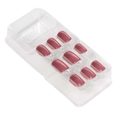 Unhas Postiças Autocolantes Impress Self Love Cor In Luv Curta Quadrado 30 Unidades - Imagem 4