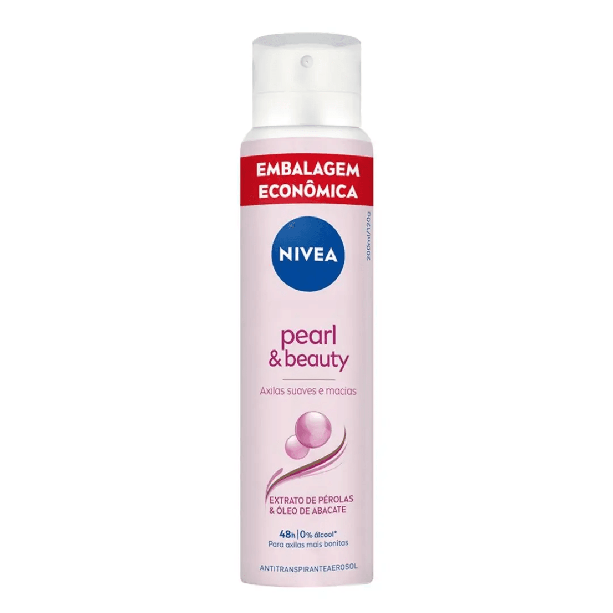 Desodorante Antitranspirante Aerosol Nivea Pearl & Beauty Feminino 48h 200ml