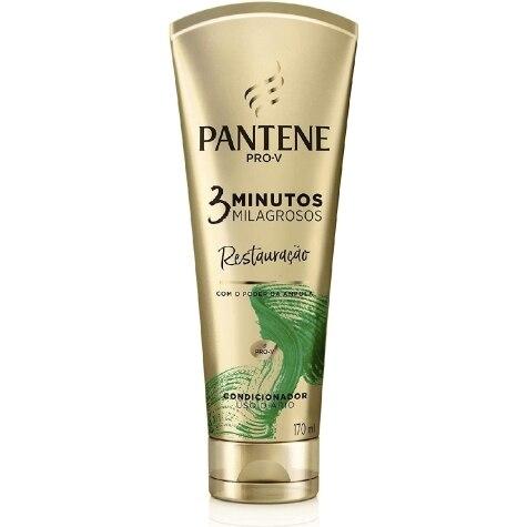 Condicionador Pantene 3 Minutos Milagrosos Restauração Cabelo Danificado 170ml - Imagem 1