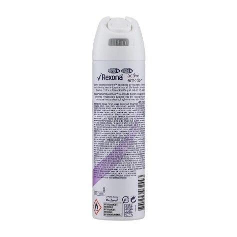 Desodorante Aerossol Rexona Active Emotion 72h 150ml - Imagem 4
