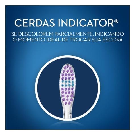 Escova Dental Oral-B Indicator Color Collection 4 Unidades - Imagem 4
