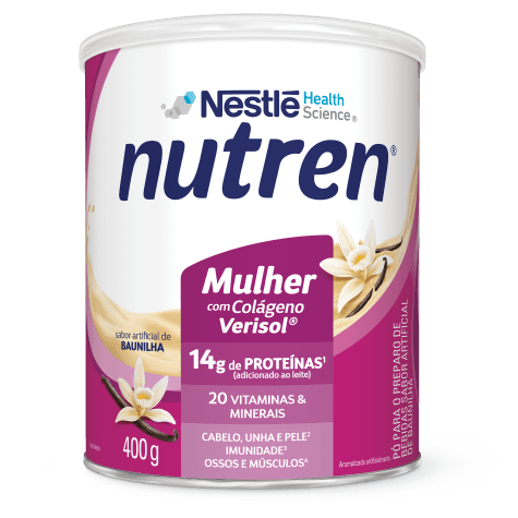 Suplemento Alimentar Nutren Beauty Sabor Baunilha 400g - Imagem 3