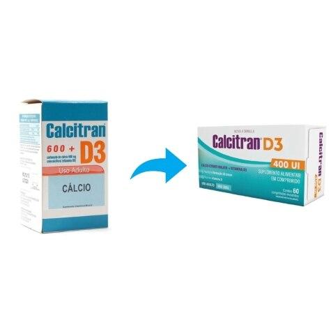Calcitran D3 60 Comprimidos - Imagem 2