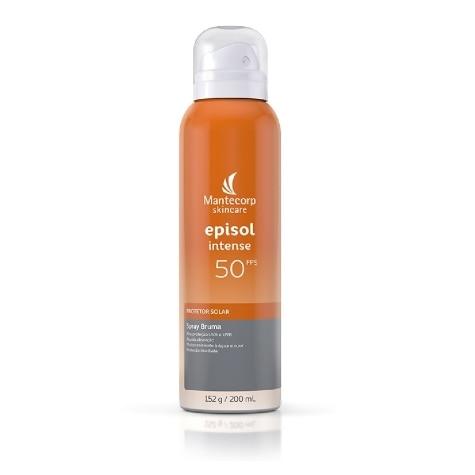 Protetor Solar Facial e Corporal Episol Intense FPS50 Spray Pele Mista e Oleosa 200ml - Imagem 1