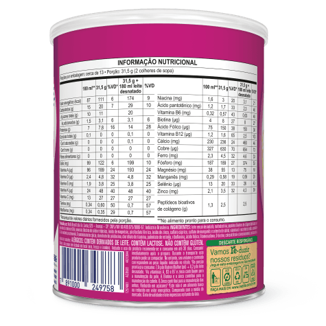 Suplemento Alimentar Nutren Beauty Sabor Baunilha 400g - Imagem 5