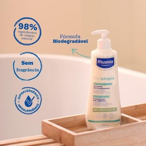 Gel de Banho Mustela Stelatopia Pele Ressecada e Atópica 500ml - Imagem 6