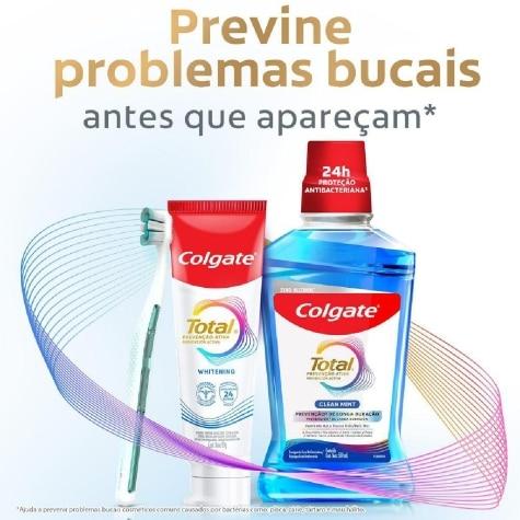 Creme Dental Colgate Total Prevenção Ativa Whitening 90g 4 Unidades - Imagem 4