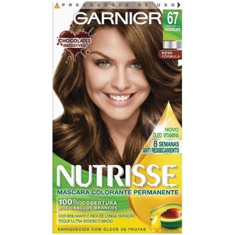 Tintura Nutrisse Garnier Creme 67 Chocolate 137ml - Imagem 1