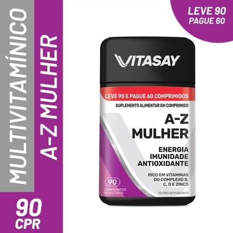 Vitasay A-Z Mulher Leve 90 Pague 60 Comprimidos Revestidos - Imagem 1