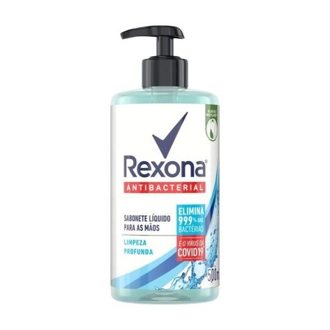 Sabonete Antibacteriano Líquido para as Mãos Rexona Limpeza Profunda 500ml - Imagem 1