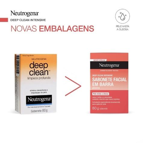 Sabonete em Barra Neutrogena Deep Clean Intensive Facial 80g - Imagem 3