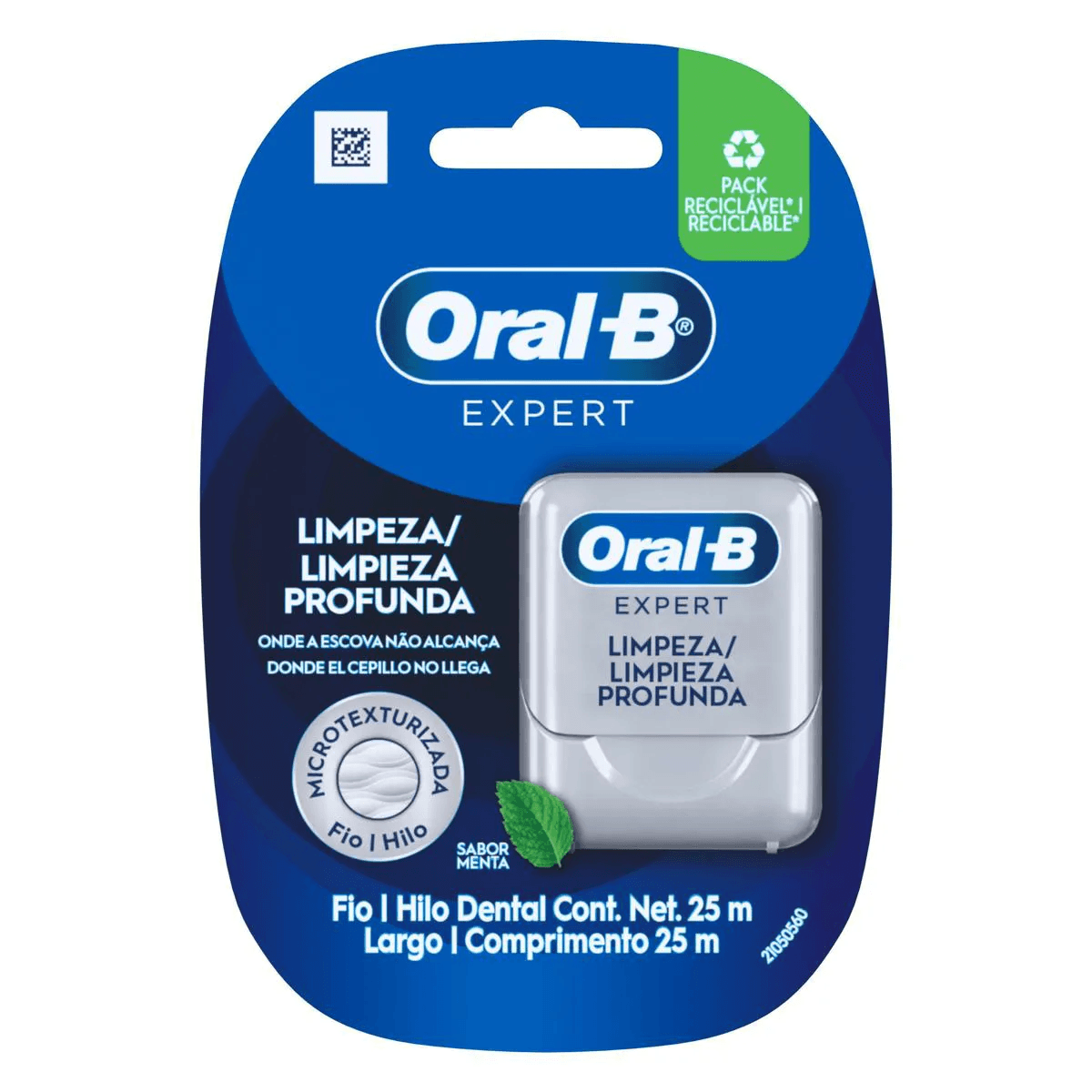 Fio Dental Oral-B Expert Pro-Saúde Menta 25m - Imagem 1