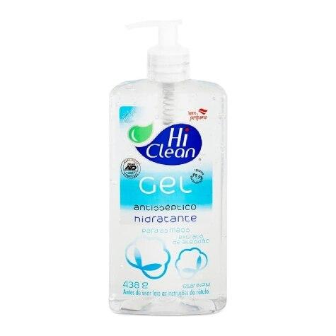 Álcool em Gel Hi Clean Extrato de Algodão 438g - Imagem 1