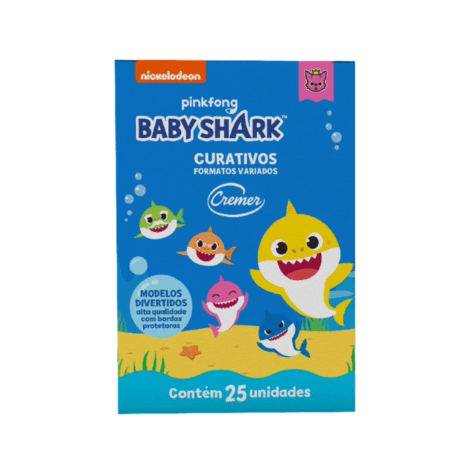 Curativo Cremer Baby Shark 25 Unidades - Imagem 1