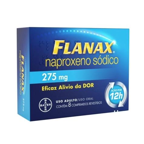 Flanax 275mg 8 Comprimidos Revestidos - Imagem 1