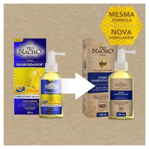 Tônico Tio Nacho Spray Engrossador 120ml - Imagem 2