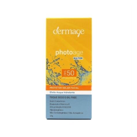 Protetor Solar Facial Dermage Photoage Water FPS50 40g - Imagem 3