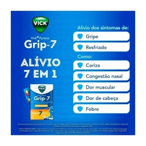 Vick Pyrena Grip-7 5 Cápsulas - Imagem 6