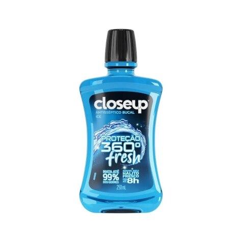 Enxaguante Bucal Close Up Proteção 360° Fresh Ice 250ml - Imagem 1