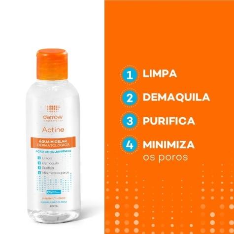 Água Micelar Darrow Actine Facial 100ml - Imagem 4