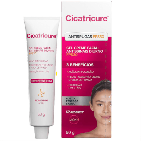 Gel Creme Cicatricure Antissinais Diurno FPS30 50g - Imagem 1