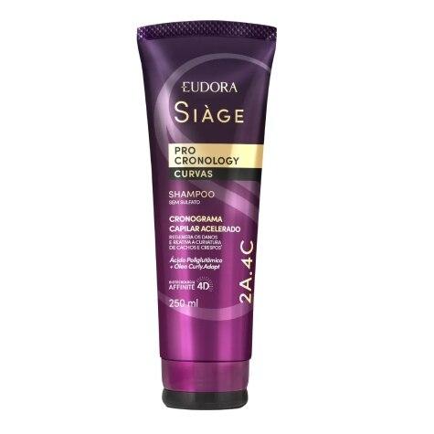Shampoo Eudora Siàge Pro Cronology Curvas 250ml - Imagem 1