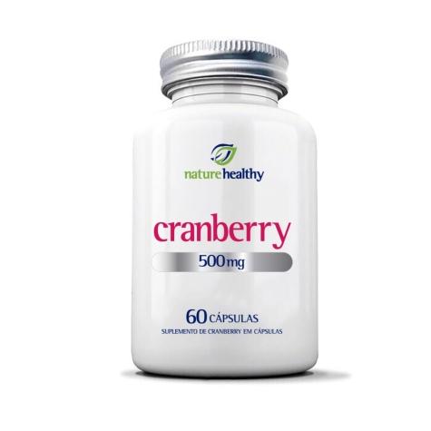 Cranberry 500mg Nature Healthy 60 Cápsulas - Imagem 1