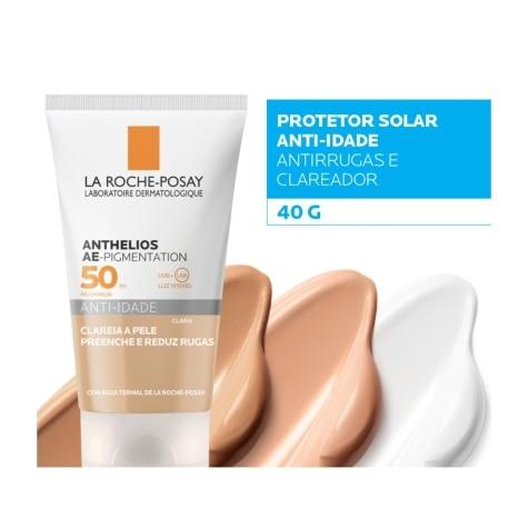 Protetor Solar Facial La Roche-Posay Anthelios Ae-Pigmentation FPS50 Cor Clara 40g - Imagem 2