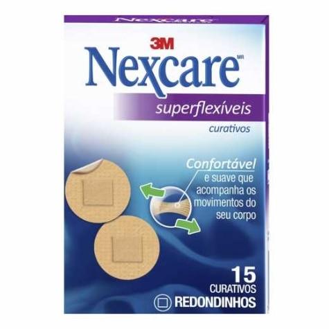 Curativo Nexcare Superflexíveis Redondo 10 Unidades - Imagem 1