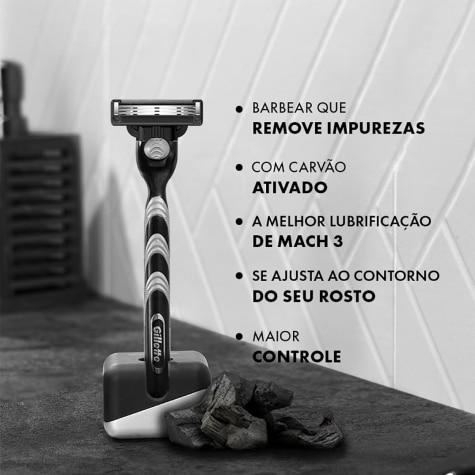 Carga Gillette Mach3 Carbono 2 Unidades - Imagem 4