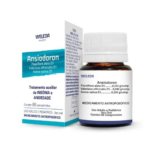 Ansiodoron Weleda 80 Comprimidos - Imagem 1