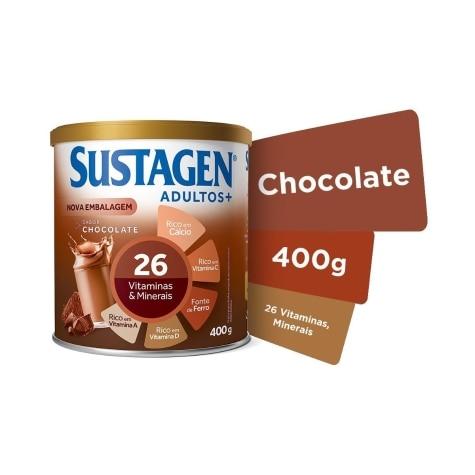 Complemento Alimentar Sustagen Adultos+ Sabor Chocolate 400g - Imagem 6