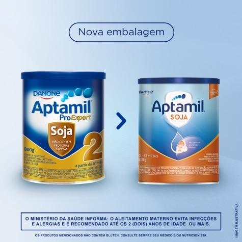 Fórmula Infantil Aptamil Soja 2 800g - Imagem 3
