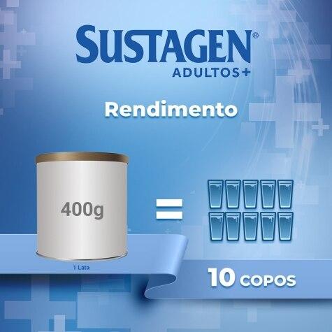 Complemento Alimentar Sustagen Adultos+ Sabor Baunilha 400g - Imagem 6