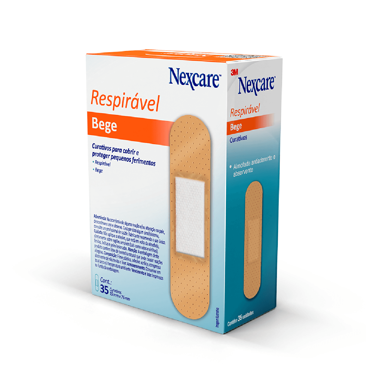 Curativo Nexcare Tradicional 35 Unidades - Imagem 3