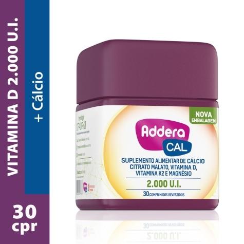 Addera Cal 2.000UI 30 Comprimidos Revestidos - Imagem 1
