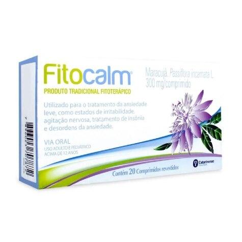 Fitocalm 300mg 20 Comprimidos Revestidos - Imagem 1
