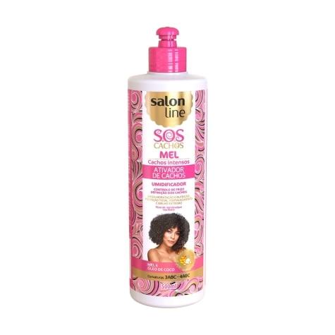 Ativador de Cachos Salon Line SOS Cachos Mel Cabelo Opaco 500ml - Imagem 1