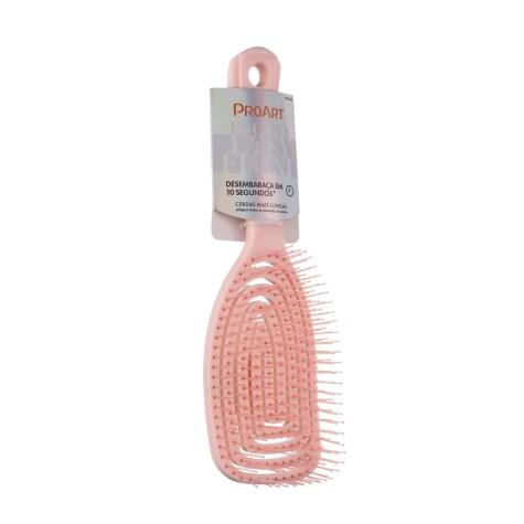 Escova de Cabelo Raquete Proart Easy Flexi Rosa - Imagem 4